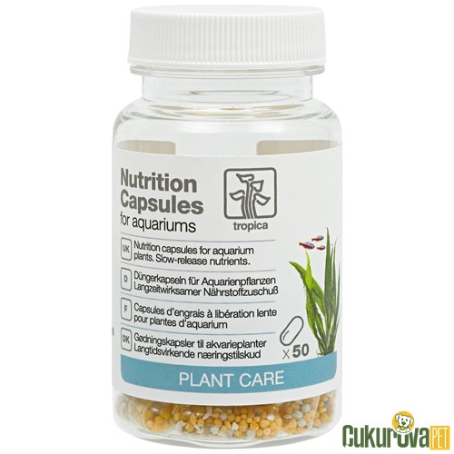 TROPICA NUTRITION CAPSULES - KAPSÜL BİTKİ GÜBRESİ 50 ADET 