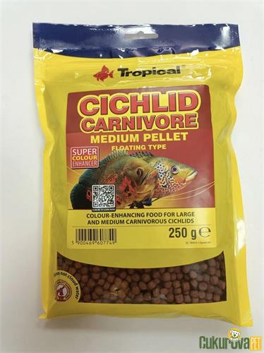 TROPICAL CICHLID CARNIVORE MEDIUM PELLET 250 GR