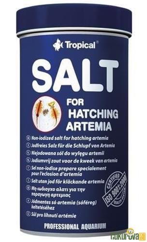 TROPICAL SALT FOR HATCHING ARTEMIA İYOTSUZ ARTEMİA KULUÇKA TUZU 250 ML - 300 GR 