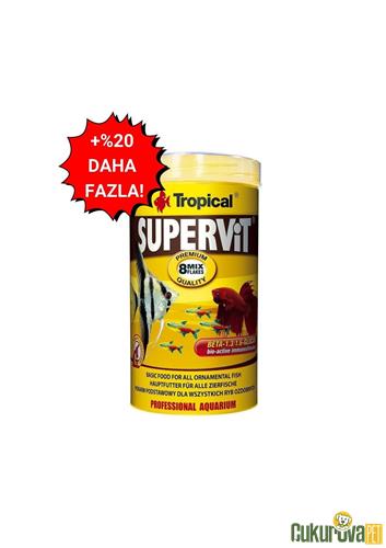 TROPICAL SUPERVIT FLAKE PUL BALIK YEMİ 250 ML + % 20 BONUS - 60 GR