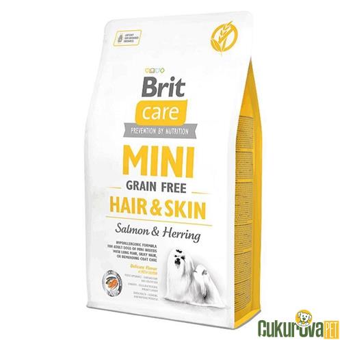 Brit Care Mini Hair & Skin Somonlu Ve Ri̇nga Balıklı Tahılsız Köpek Maması 2 Kg