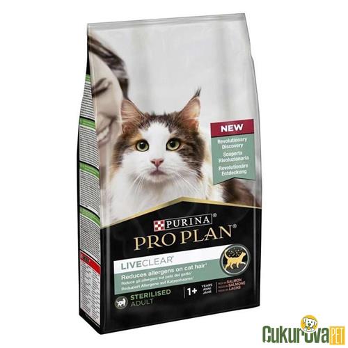 Pro Plan Live Clear Somonlu Alerjen Azaltan Kısırlaştırılmış Kedi Maması 1.4 Kg