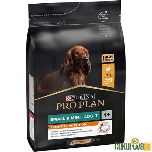 Pro Plan Small & Mini Adult Everyday Nutrition Tavuklu Yetişkin Köpek Maması 3 Kg