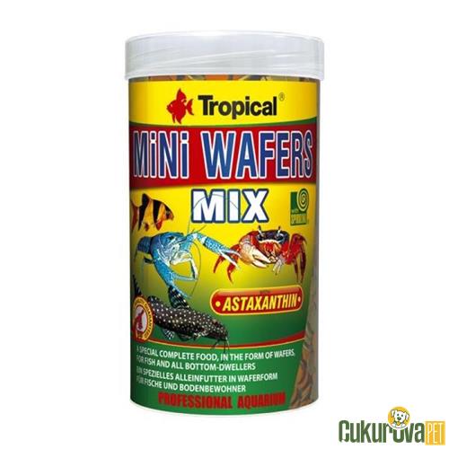 Tropical Mini Wafers Mix 90 Gr - Vatoz Ve Çöpçü Balığı Yemi̇