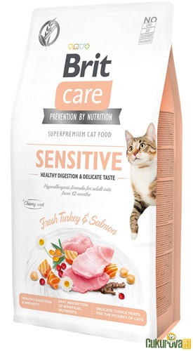 Brit Care Sensitive Hypo - Allergenic Si̇ndi̇ri̇m Si̇stemi̇ Destekleyi̇ci̇ Tahılsız Yeti̇şki̇n Kedi̇ Maması 7 Kg