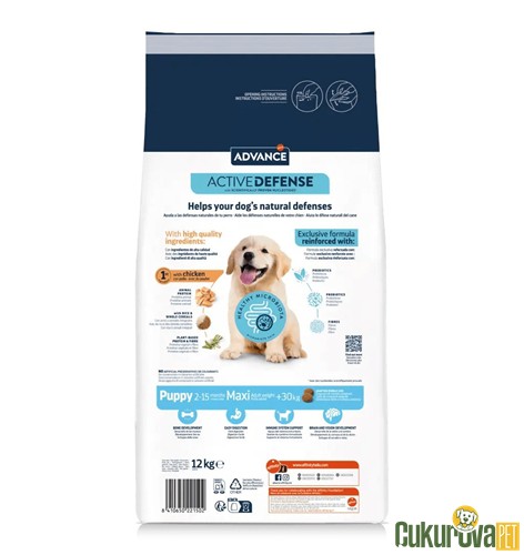 Advance Puppy Maxi Tavuklu Yavru Köpek Maması 3 Kg