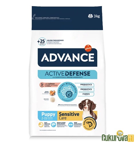 Advance Puppy Sensitive Care Somonlu Ve Pirinçli Yavru Köpek Maması 3 Kg
