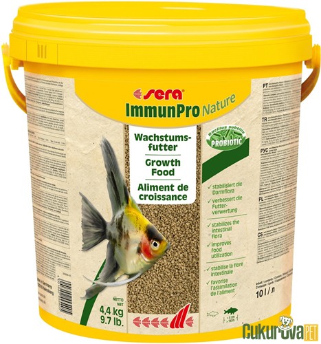 Sera ImmunPro Nature Granül Yem 10 L - 4.4 Kg