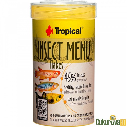 Tropical Insect Menu Flakes Pul Yem 250 Ml - 50 Gr