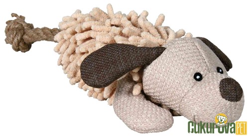 Trixie Peluş Köpek İpli Köpek Oyuncağı 30 Cm