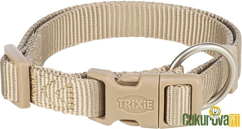 Trixie Premium Köpek Boyun Tasması S - M Kum Beji - 30 x 45 Cm - 15 Mm
