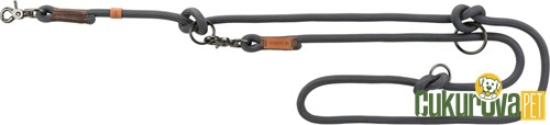 Trixie Be Nordıc Ayarlanabilir Köpek Gezdirme Kayışı S - M, Koyu Gri - Kahverengi, 2 M x 8 Mm