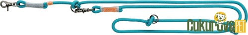 Trixie Be Nordıc Ayarlanabilir Köpek Gezdirme Kayışı S - M, Petrol Mavisi - Açık Gri, 2 M x 8 Mm