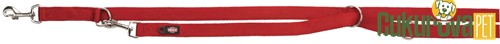Trixie Premium Çift Katmanlı Ayarlanabilir Köpek Gezdirme Kayışı M - L, Kırmızı, 2 M x 20 Mm