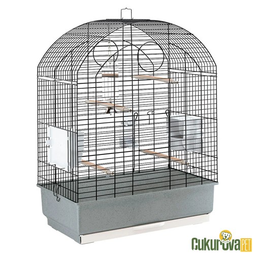 Ferplast Viola Kuş Kafesi Siyah - 59 x 33 x 80 Cm