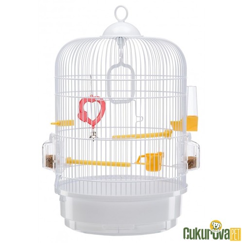Ferplast Regina Kuş Kafesi Beyaz - 32.5 x 49 Cm