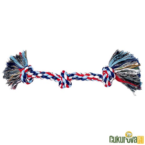 Ferplast Üç Düğümlü Diş İpi Köpek Oyuncağı 33 Cm