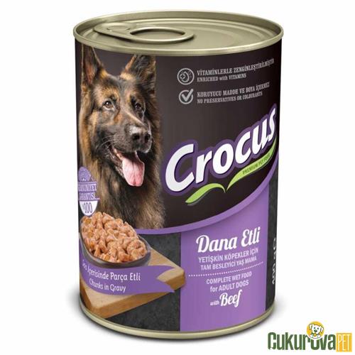 Crocus Sos İçinde Dana Etli Yetişkin Köpek Konservesi 400 Gr