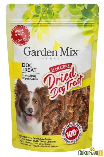 Gardenmix Köpek Ödülü Kurutulmuş Horoz Boyun 100 Gr