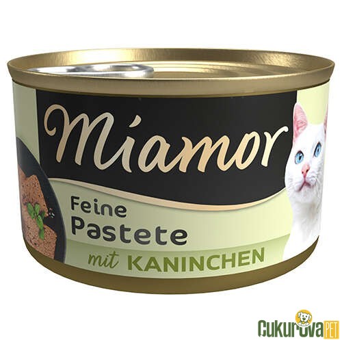 Miamor Yetişkin Kedi Konservesi Pastete Tavşanlı  85 Gr