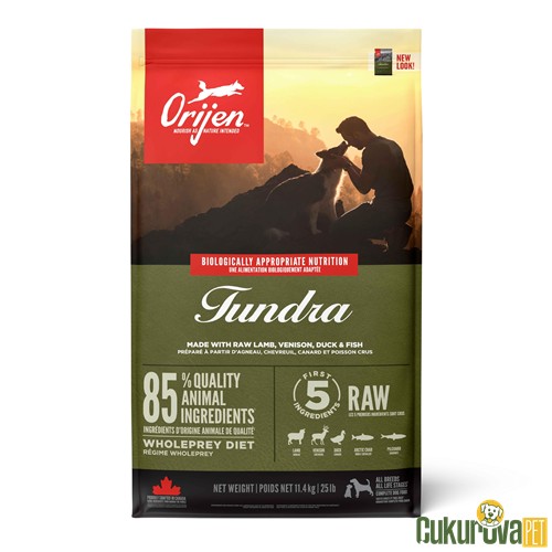 Orijen Tundra Tüm Yaşam Evreleri İçin Köpek Maması 11.4 Kg