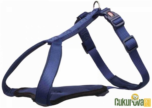 Trixie Premium Köpek Göğüs Tasması - M - 55 - 70 Cm - Çi̇vi̇t Mavi̇
